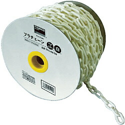 トラスコ中山 TPC-6W-50 TRUSCO プラチェーン 6MMX50M 白 TPC6W50