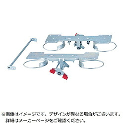 トラスコ中山 ＴＲＵＳＣＯ ドンキーカート用輪っか式ストッパー 自在４輪用 100JRS4