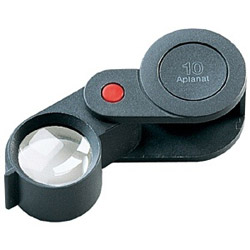 エッシェンバッハ 精密フォールディングルーペ　アクロマートレンズ23mm径／10倍　1182-10
