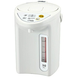 TIGER(タイガー) マイコン電動ポット (3.0L) PDR-G301-W ホワイト PDRG301W