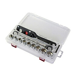 兼古製作所 AOA-19S3 オフセットアダプター　ラチェットレンチセット AOA19S3