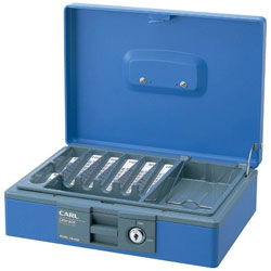 カール事務器 現ナマボックス席 青み CB-8400-B CB8400B