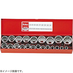 山下工業研究所 4251M 1/2インチ(12.7mm) ソケットセット 22pc 4251M 4251M