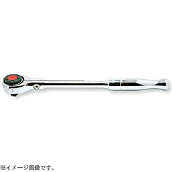 山下工業研究所 3776P 3/8インチ(9.5mm) スイベルヘッドラチェットハンドル(ポリッシュグリップ) 全長280mm 3776P