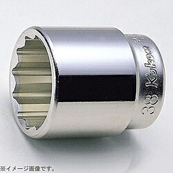 山下工業研究所 6405M-64 3/4インチ(19mm) 12角ソケット 64mm 6405M-64 6405M64