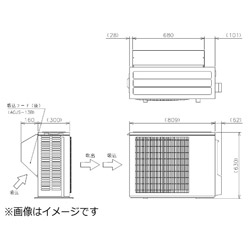 MITSUBISHI(三菱) 吸込フード （後）　AGJS-13B AGJS13B