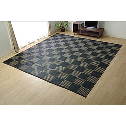 イケヒコ ラグ PP ウィード 348×352cm ブラック 2116908|ソフマップ デジタルコレクション