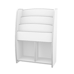 充英アート EVAキッズ　マガジンラック　（幅62.7&times;奥行30&times;高さ90cm） MRJ63HW｜ソフマップ　デジタルコレクション