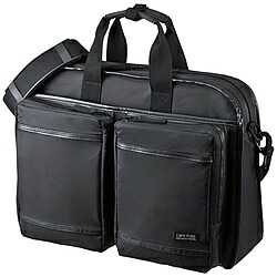 SANWA SUPPLY(サンワサプライ) ［15.6インチ対応] 超撥水・軽量パソコンバッグ 3WAYタイプ ブラック BAG-LW10BK BAGLW10BK｜ソフマップ　デジタルコレクション