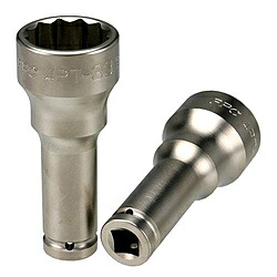 フラッシュツール 4PT-4121 12.7仮締めソケット二重六角X二重四角 4PT4121