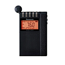 Panasonic(パナソニック) ポータブルラジオ RF-ND380R ブラック [AM/FM] RFND380R