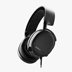 1947円 一部予約 SteelSeries Steelseries Arctis 3 Black 2019Edition 有線ゲーミングヘッドセット φ3.5mmステレオミニプラグ ブラック 61503