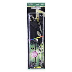 オーム電機 AC電源コード メガネ型 0.3m PC-C7509 PCC7509