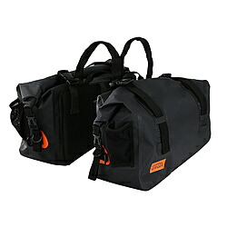 ドッペルギャンガー ターポリンサイドバッグ　40L バイク用ターポリンバッグシリーズ ブラック DBT393-BK DBT393BK｜ソフマップ　デジタルコレクション