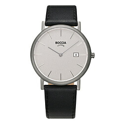 ボッチアチタニューム BOCCIA TITANIUM QT Slim Collection メンズ カーフ   3637-01 363701