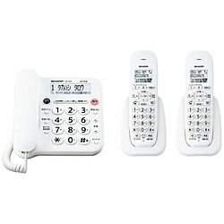 SHARP(シャープ) 電話機 ホワイト系 JD-G33CW ［子機2台 /コードレス］ JDG33CW [振込不可]｜ソフマップ　デジタルコレクション