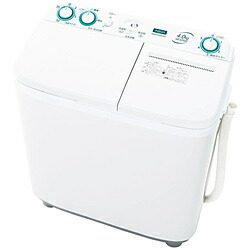 AQUA 二槽式洗い濯ぎ機  白いこと AQW-N401-W ［洗い濯ぎ4.0kg］ AQWN401_W 【お届け日づけ決める不可】