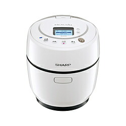 【中古】SHARP(シャープ) 〔展示品〕 KN-HW10GW 水なし自動調理鍋 HEALSIO(ヘルシオ)ホットクック ホワイト系【291-ud】