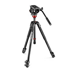 Manfrotto MVH500AHビデオ雲台+レベリング付きアルミ三脚 MVK500190XV ブラック MVK500190XV|ソフマップ デジタルコレクション