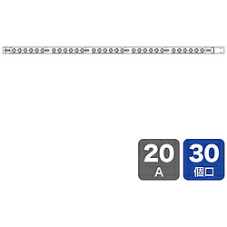 SANWA SUPPLY(サンワサプライ) 19インチサーバーラック用コンセント　200V（20A） TAP-SV22030 TAPSV22030 36,251円