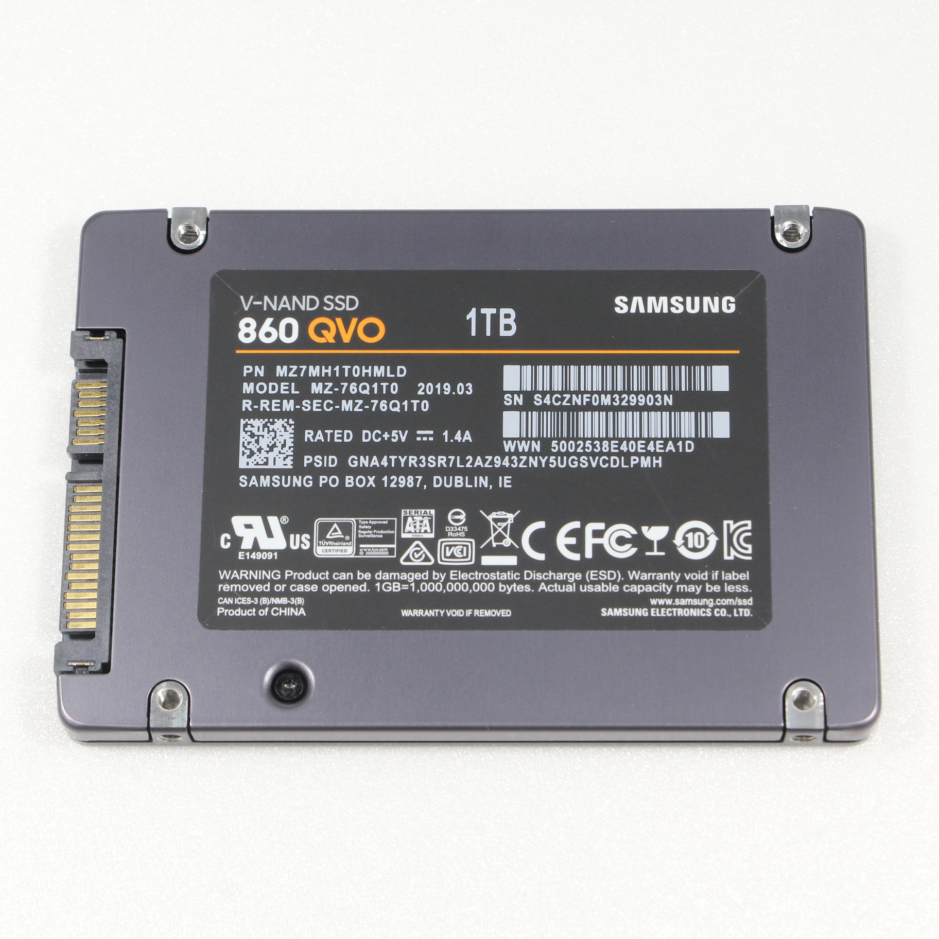 超歓迎安い 日本サムスン SSD 860 QVO ベーシックキット 4TB MZ