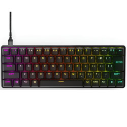 SteelSeries ゲーミングキーボード(ラピッド銃の引き金相応う) Apex Pro Mini JP  64825J ［有線 /日本語申し合わせ /力学的］ 64825J