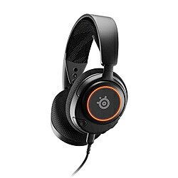 SteelSeries 61631J ゲーミングヘッドセット Arctis Nova 3 ブラック ［φ3.5mmミニプラグ＋USB-C＋USB-A /両耳 /ヘッドバンドタイプ］ 61631J