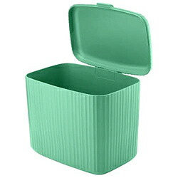 グッチーニ 再生プラスチック製 高品質フタ付きゴミ箱 キッチンキャビネット 2P BIO WASTY  セージグリーン 185700176-CN ［3L］ 185700176-CN 【852】