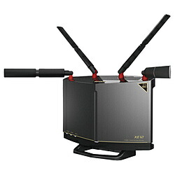 BUFFALO(緩衝装置置き目） Wi-Fiルータ 4803+4803+1147Mbps AirStation(サイバー空間もの恐ろしさブロッカー2相応う・フラッグシップモデル) チタニウム薄墨色 WXR-11000XE12 ［Wi-Fi 6E(ax) /IPv6相応う］ WXR11000XE12