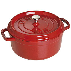 STAUB 鋳物ホーロー鍋 「ピコ・ココット ラウンド」（1.7L）［18cm］ チェリー 40509-814 ［IH対応］ 40509814