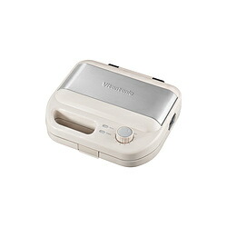 ビタントニオ VWH-600-I ワーヘル＆ホットサンドベーカー 象牙色 VWH600I