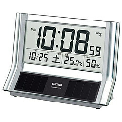 SEIKO 電波置き時計　SQ690S シルバー SQ690S [振込不可]