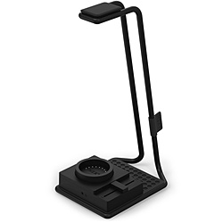 NZXT ヘッドセットスタンド＆ミキサー (ヘッドセットをかけるとスピーカーに切り替わる) SwitchMix(Windows11対応) ブラック AP-USMSM-B1 APUSMSMB1