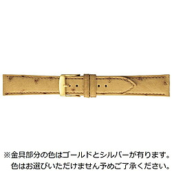 バンビ エルセ オーストリッチ（ダチョウ）ウェルダー仕立て 18mm（タン）　SDA006TP SDA006TP