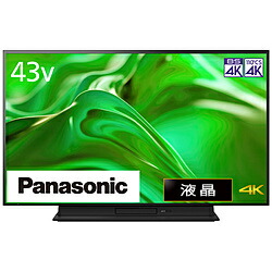 楽天市場】パナソニック 43V型 4K液晶テレビ ビエラ MR770シリーズ 4K