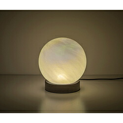 イシグロ LEDインテリアライト ボール型 (無段階調光) パールホワイト ※AC電源アダプター附属 21479 ［LED /電球色］ 21479