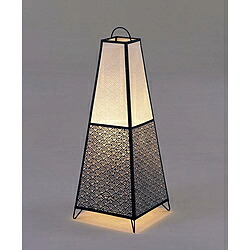 林工芸 林工芸 レース和紙提灯 蔵- KURAシリーズ (□26×H68cm) KURA-1 ［電球 /電球色］ KURA1
