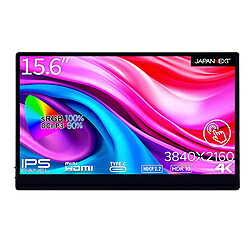 JAPANNEXT USB-C繋ぎ合わせる 移動性管する (振り合うダイアログボックス)  JN-MD-IPS1563UHDR-T ［15.6型 /4K(3840×2160） /広広とした /60サイクル］ JN-MD-IPS1563UHDR-T