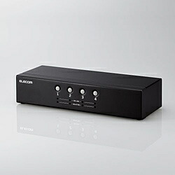 ELECOM(エレコム) パソコン切替器(KVM) VGA対応 (Mac/Windows11対応) KVM-NVXSN4 ［4入力 /1出力 /手動］ KVMNVXSN4｜ソフマップ　デジタルコレクション
