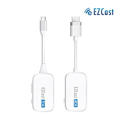 PRINCETON(プリンストン) 〔ワイヤレスHDMI〕ワイヤレスUSB-C to HDMI EZCastPocket ホワイト EZCASTPOCKET-C1R1 EZCASTPOCKETC1R1