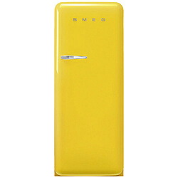 SMEG 冷蔵庫 イエロー FAB28RYW5JP ［幅60.1cm /270L /1ドア /右開きタイプ /2023年］ 【基本設置料金セット】 FAB28RYW5JP 【お届け日時指定不可】