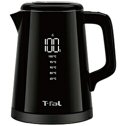 T-FAL 電気ケトル ディスプレイ ロック コントロール ブラック KO8568JP ［0.8L］ KO8568JP