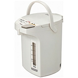 ピーコック 明かりポット（電動給湯式）省エネ印字機 3.0L  ともし火薄墨色 WMS-30HL ［3.0L］ WMS30
