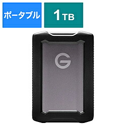 SANDISKPROFESSIONAL SDPH81G-001T-GBA1D 外付けHDD USB-C＋USB-A接続 G-DRIVE ArmorATD 2023年モデル(Mac対応) スペースグレー ［1TB /ポータブル型］ SDPH81G001TGBA1D｜ソフマップ　デジタルコレクション