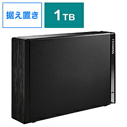 IO DATA(アイオーデータ) HDD-UT1KB 外付けHDD USB-A接続 パソコン/テレビ録画両対応(Chrome/Mac/Windows11対応) ブラック ［1TB /据え置き型］ HDDUT1KB