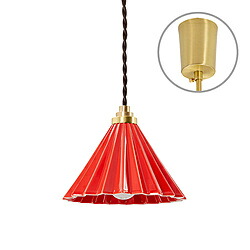 TIC DRIPPER LAMP ペンダントライト ブラウンコード レッド TC1511BR/RD ［E17］ TC1511BRRD 10,780円
