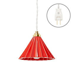 TIC DRIPPER LAMP ペンダントライト コンセントタイプ ホワイトコード レッド TC1512WH/RD ［E17］ TC1512WHRD｜ソフマップ　デジタルコレクション