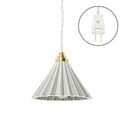 TIC DRIPPER LAMP ペンダントライト コンセントタイプ ホワイトコード マットグレー TC1512WH/MGY ［E17］ TC1512WHMGY