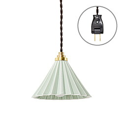 TIC DRIPPER LAMP ペンダントライト コンセントタイプ ホワイトコード マットグリーン TC1512WH/MGR ［E17］ TC1512WHMGR｜ソフマップ　デジタルコレクション