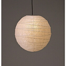 林工芸 林工芸 春雨紙提灯 アート和紙ペンダント シリーズ 春雨紙クロス巻 (φ60cm) TP-24H ［4.5畳 /電球色 /リモコン無 /E26 /電気工事不要］ TP24H